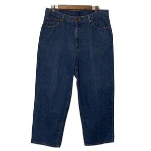 L.L. Bean Women's Straight Leg Jeans - Dark Blue